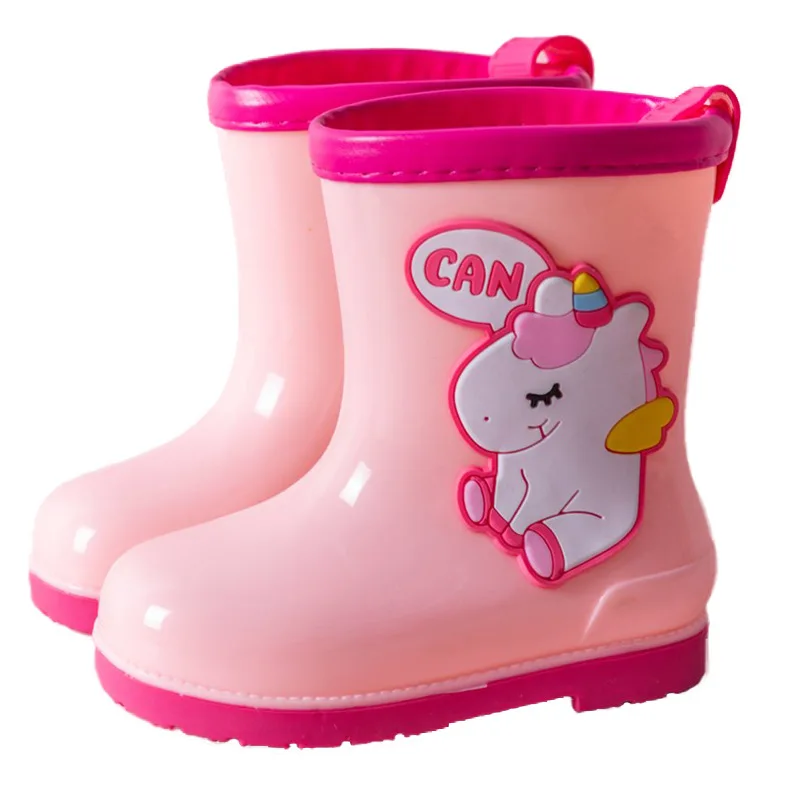 

Summer children's rain boots cute cartoon unicorn dinosaur kindergarten