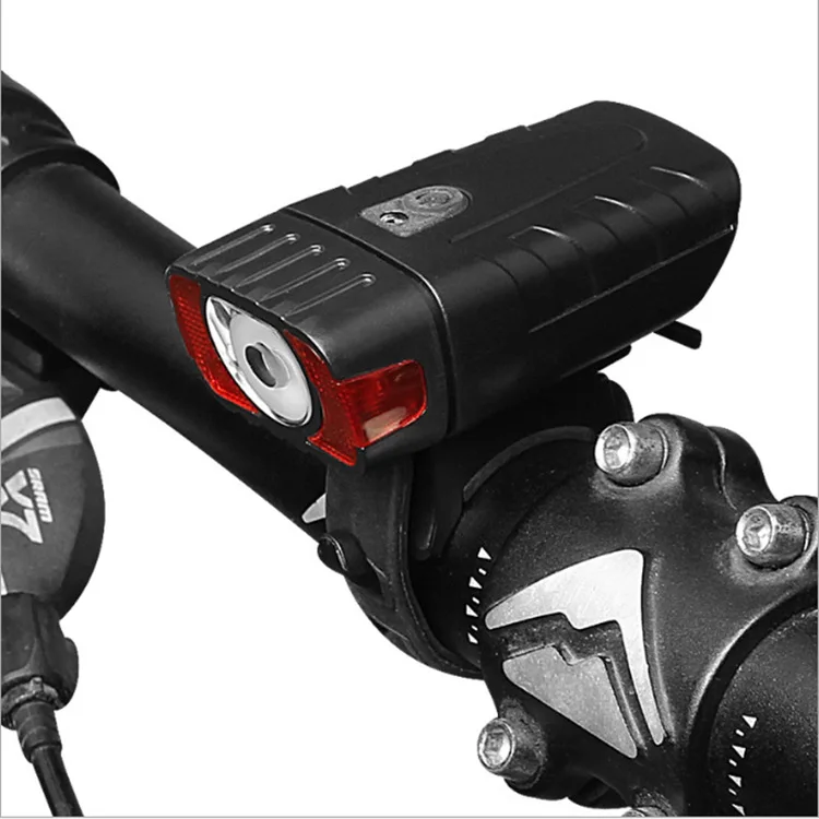 

RTS Usb Charging Night Cycling Safety Warning Waterproof Mountain Bike Headlight Bicycle Light