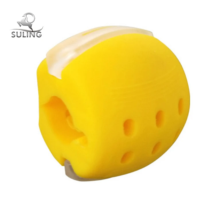 

Custom logo exercise smile maker Face Mouth chiseled Jaw Exerciser ball tool jawline for Home Use, Yellow,bliue,gray