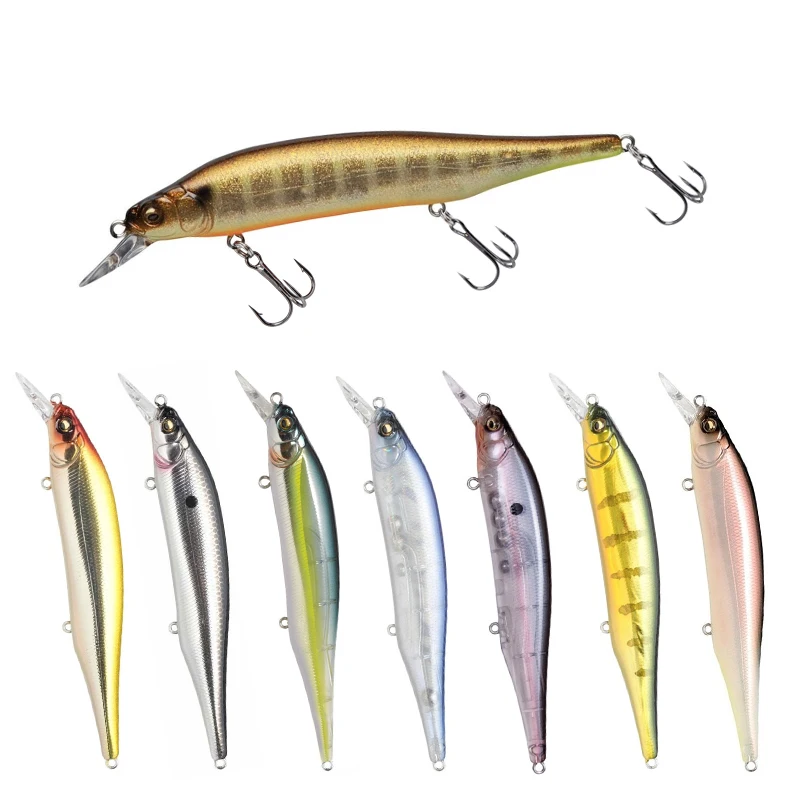 

Lures For Fishing 115mm 15g JERKBAIT Fishing Lures Sinking Minnow Hard Lure Pike isca Artificial Bait Pesca, 10colors