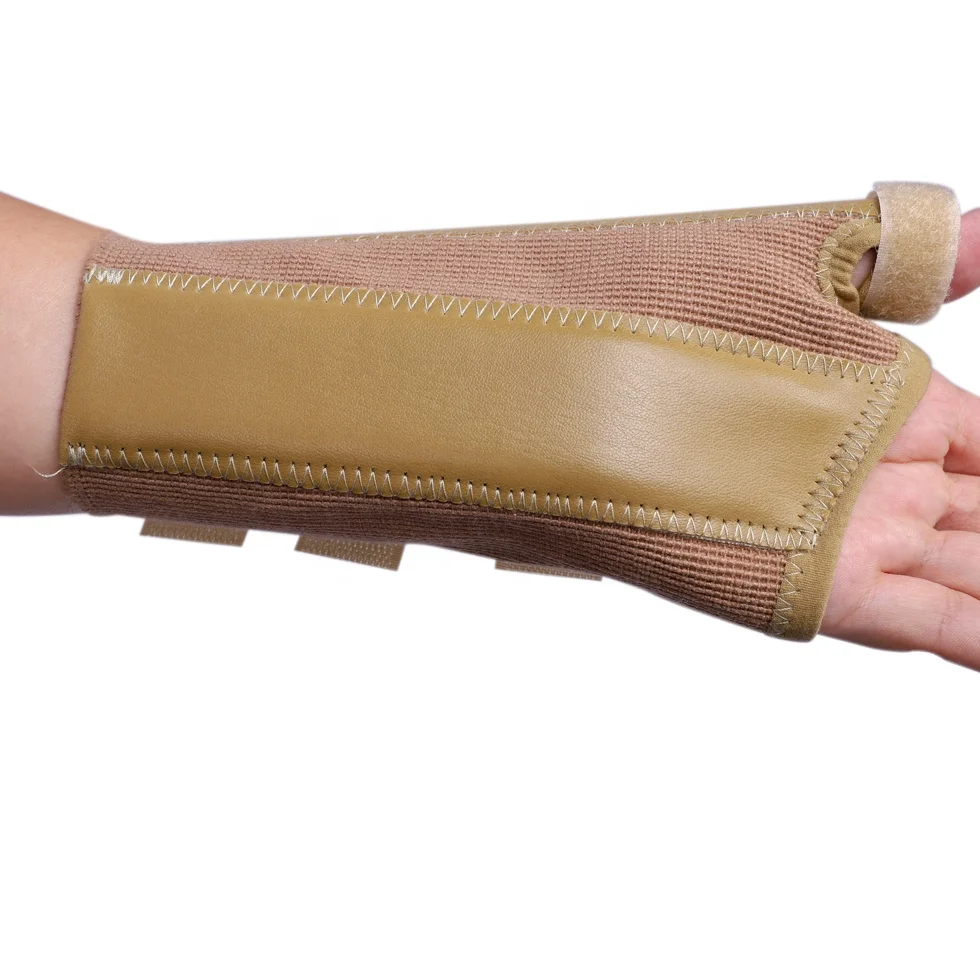 

Compression Medical Hand Fracture Sprain Wrist Splint Brace with Splint and Adjustable Straps