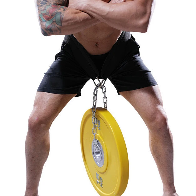 

Dip Belt with Chain for Weightlifting Men's Fitness Weight-bearing Belt Pull-Up Weight-bearing Belt