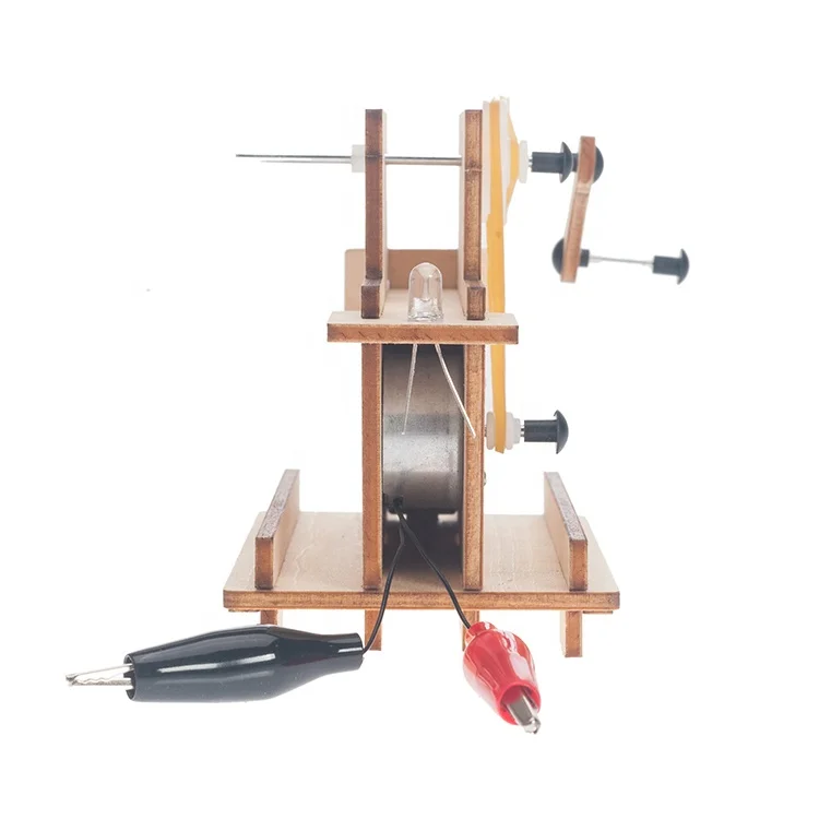 
DIY a Wooden Hand Generator Kit Educational Equipment for kids 