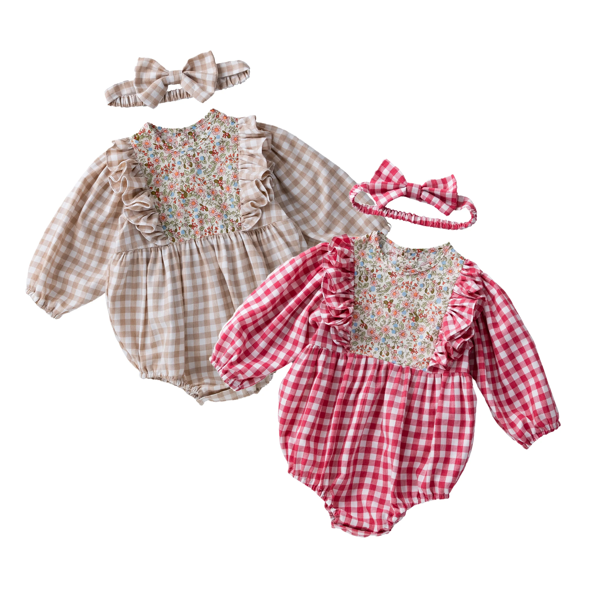 

Babany bebe 2PCS Newborn Baby Girls Casual Outfit Party Floral Printing Dress Costume, Picture shown
