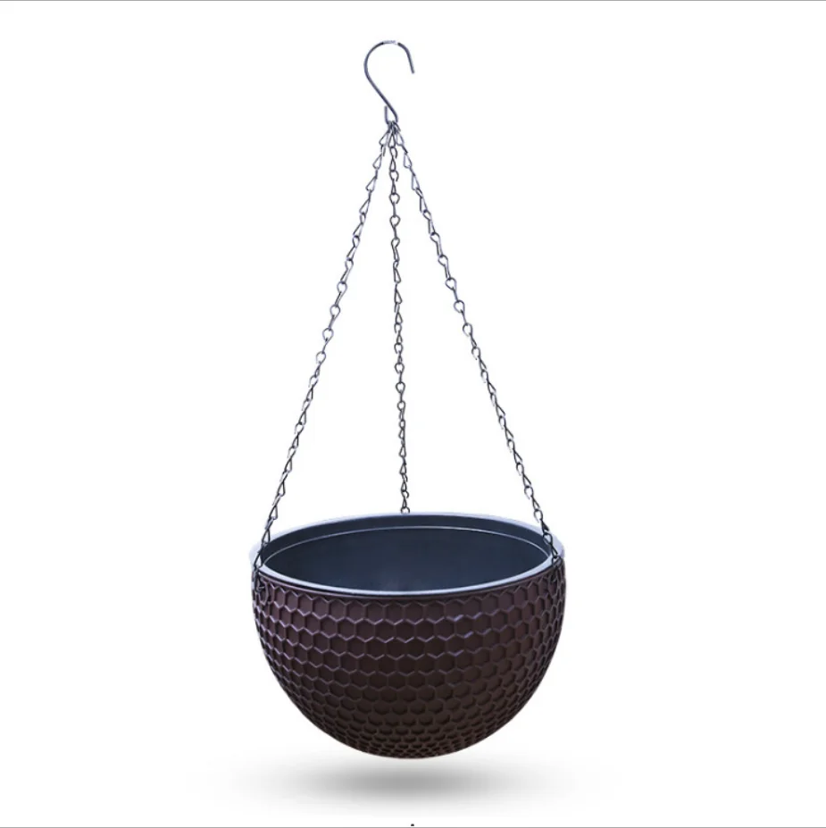 

Wholesale Honeycomb Colorful Hanging Basket Plastic Flower Pot