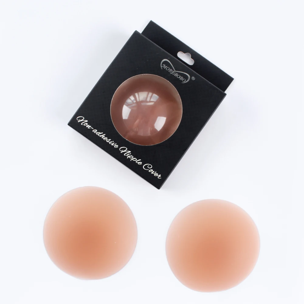 

Matte Silicone Nipple Covers Adhesive Nipple Covers Invisible Round Silicone Nipple Pasties