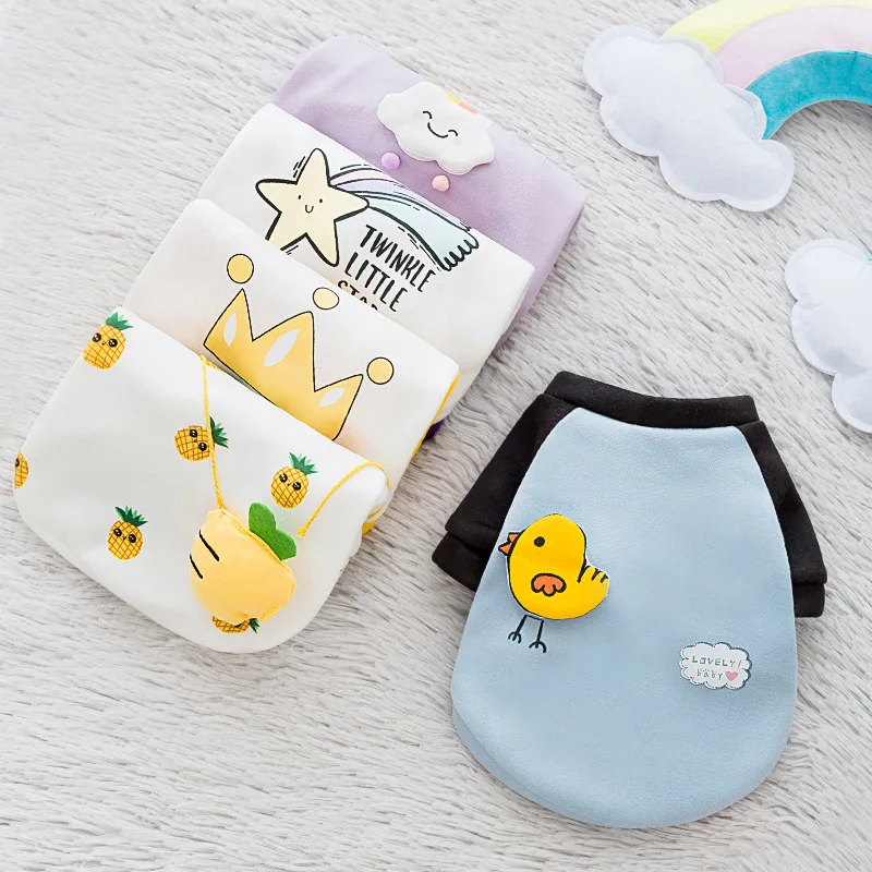 

Pet Supplies New Cute Pet Hoodies Clothing Dog Apparel for Winter, Print