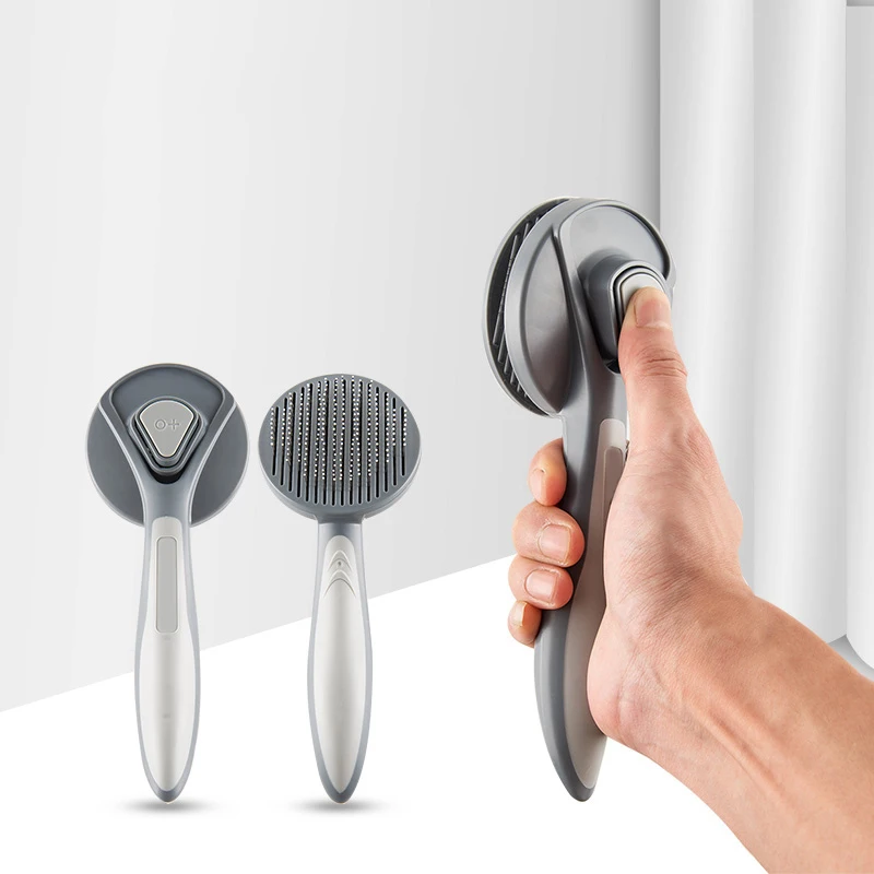 

Wholesale Self-cleaning gilling The Cat And Dog Cleaning Comb Hair Grooming Long-Hair Pet Cleaning Brush Combs