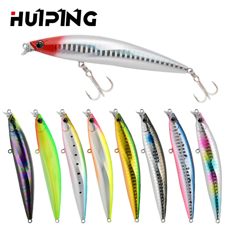 

Japan Lure topwater floating lures minnow fishing lures 98mm 13g japan fish bait saltwater freshwater lure pesca fishing 9105, 9 colors