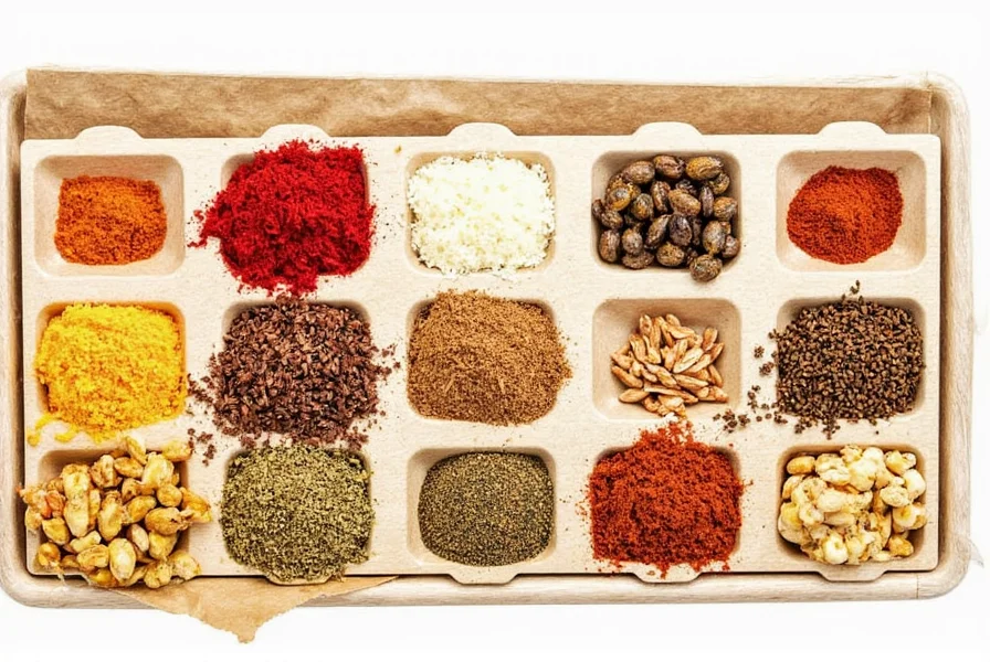 Condiments on a plate