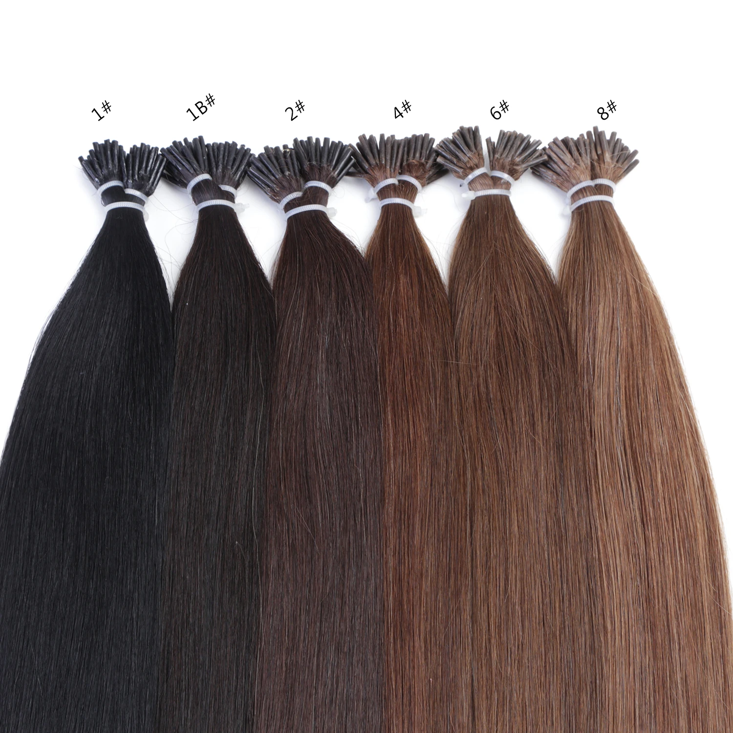

Neitsi 100%Human Hair Double Drawn Wholesale Italian Keratin U tip/Flat tip/I Tip Hair Extensions