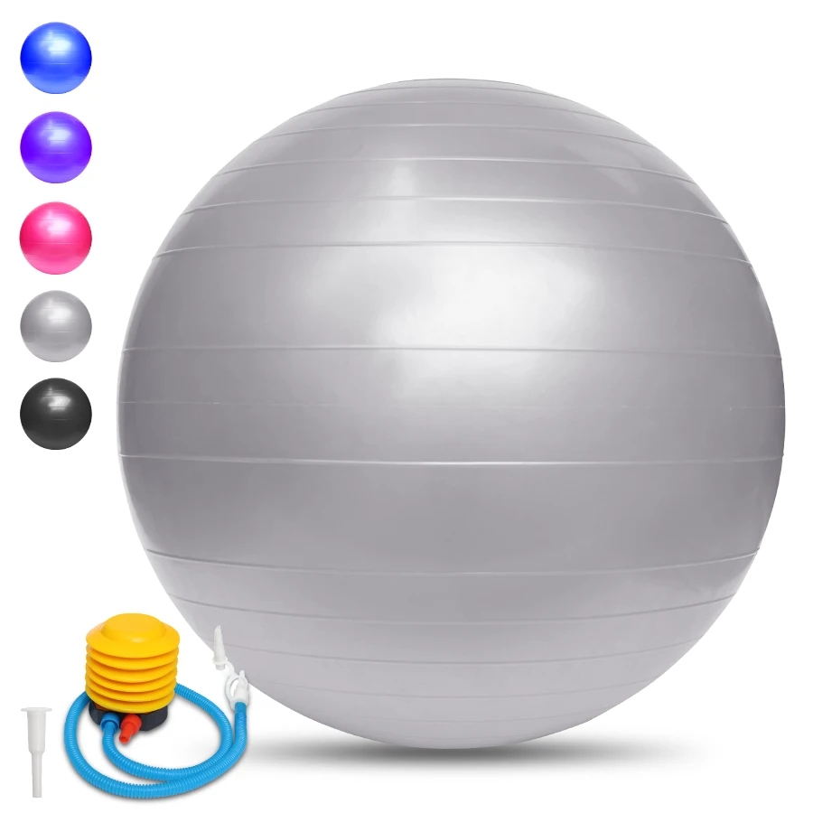 

Hot Sell Extra Thick Anti Burst Gym Pilates Balance Ball Customised Logo Exercise Pvc Yoga Ball