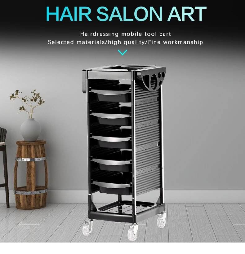 X8-1 Professional cheap salon hair furniture rolling cart/trolley with cheap price