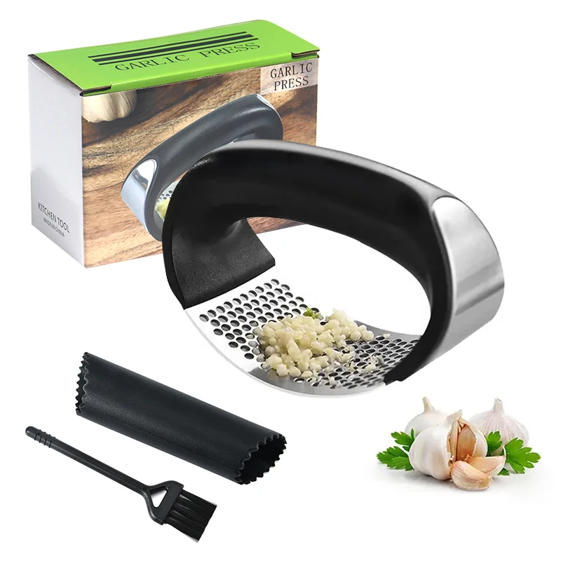 

Hot-selling Kitchen Tools Stainless Steel Garlic Peeler Convenient and Durable Garlic Pressing Mud Multifunctional Kitchen