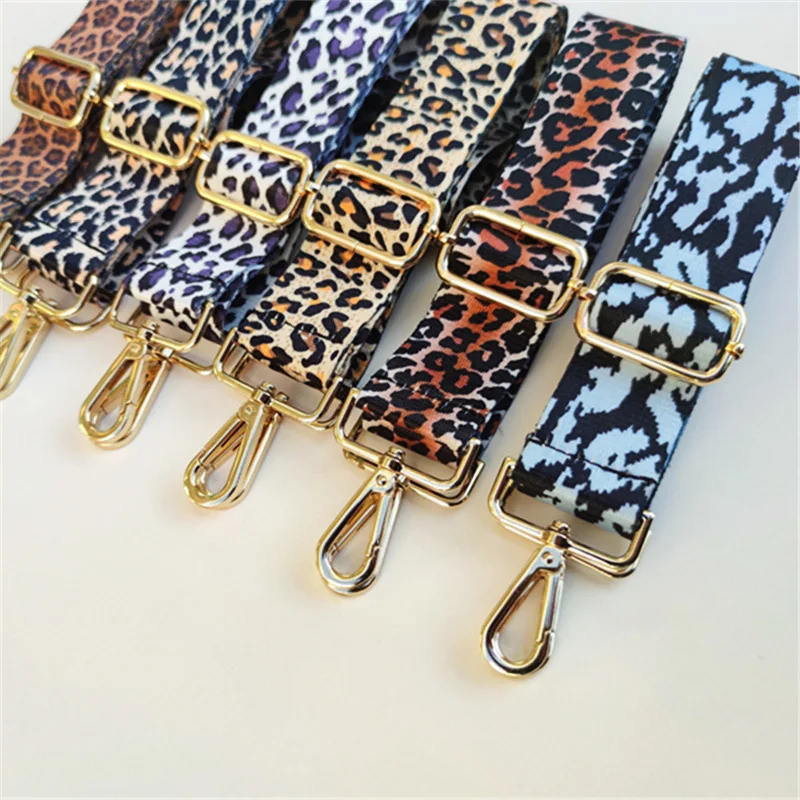 

Wholesale High Quality 2021 Shoulder Belt Webbing Strap Crossbody Adjustable Leopard Print Wide Decompression Long Messenger Bag