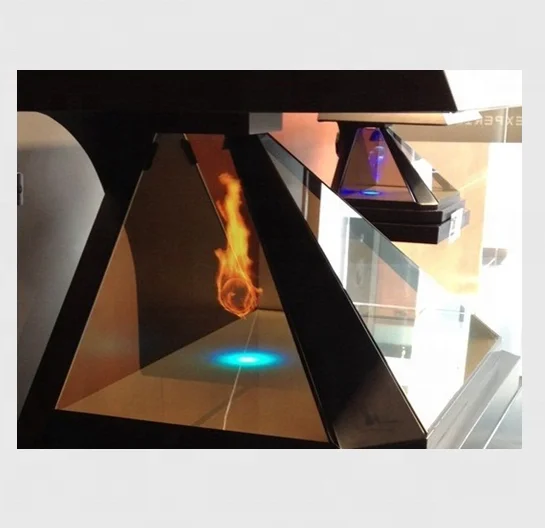 

Real Hologram Pyramid Screen Technology With 32inch