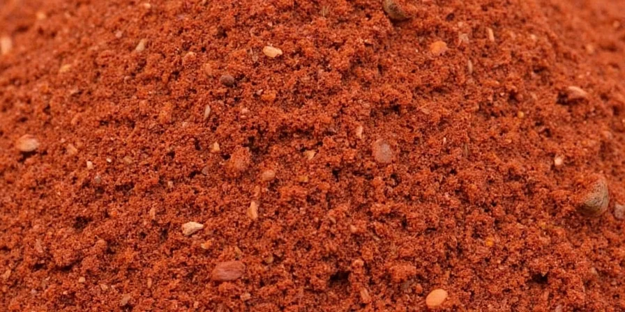 Homemade suya spice in mason jar