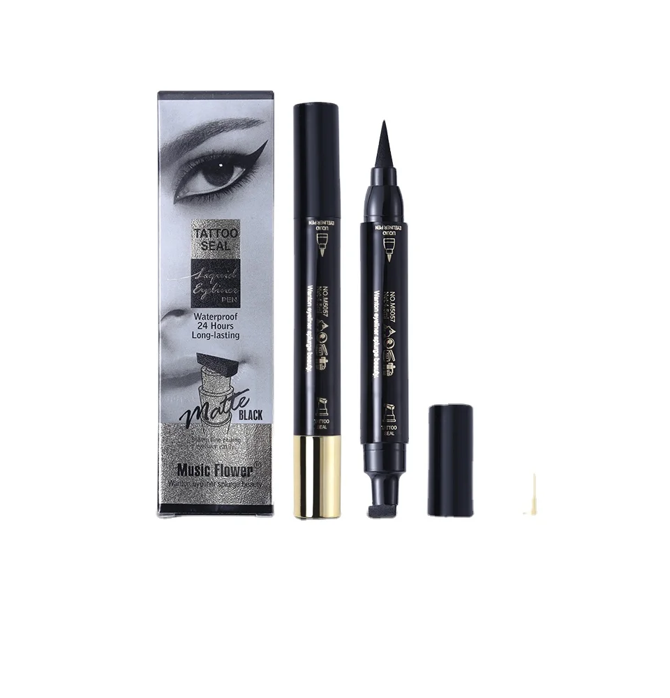 

New Super Popular Double Head Waterproof Sweatproof Liquid Eyel iner Pen