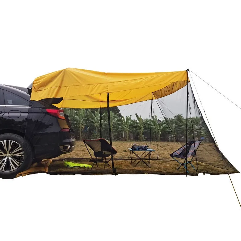 

High Quality Shade 4Runner Tailgate Tent Camping Car, Orange yellow,army,blue