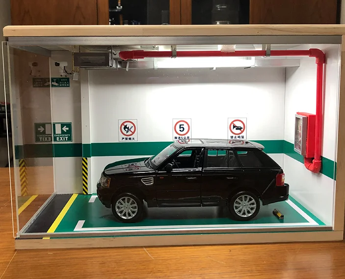 гараж для масштабных моделей. диорама стройка 1 43. гараж со светом для машинок. гараж для масштабных моделей. москвич 1:43 диорама.