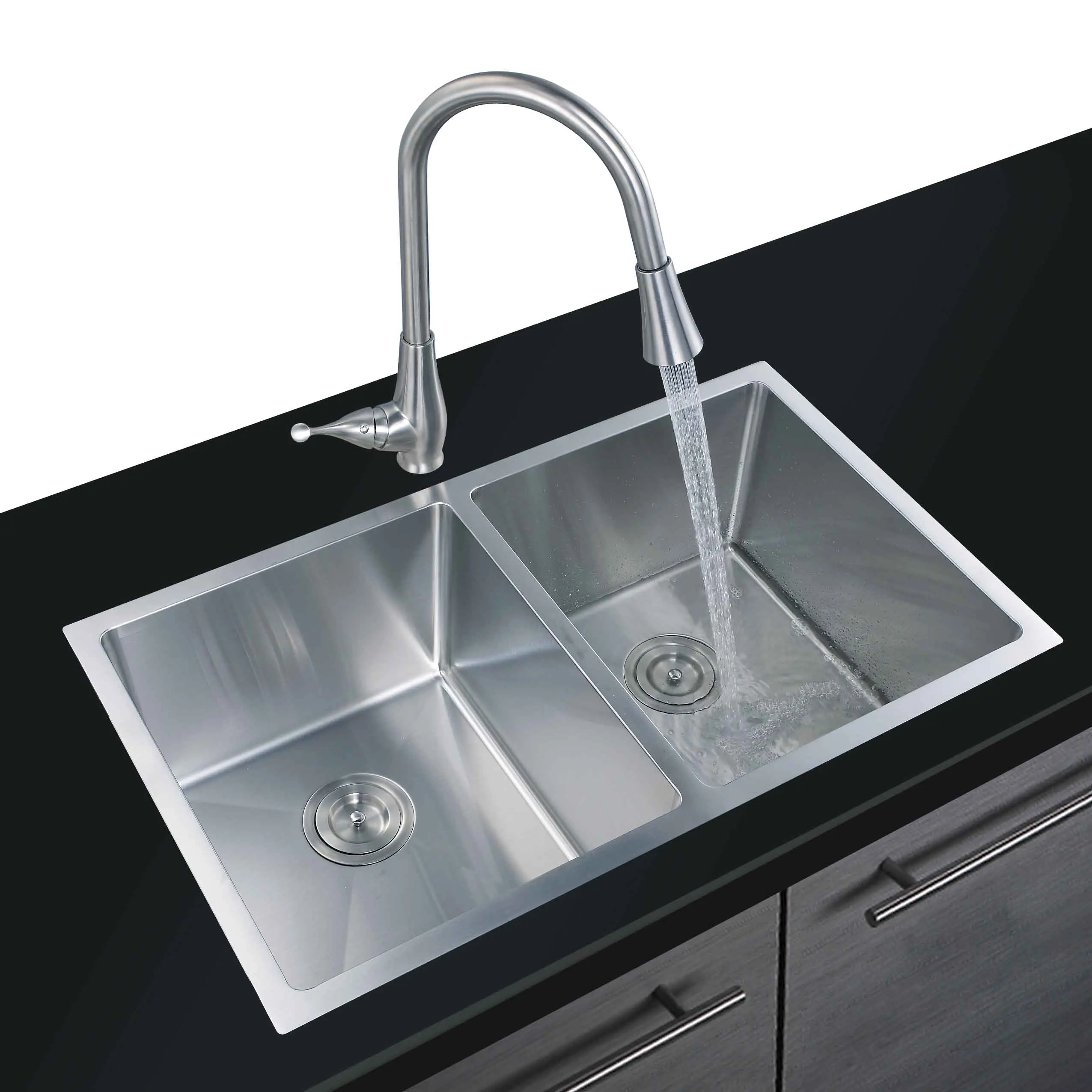 304 Stainless Steel Sink Welded Double Bowl Handmade Kitchen Sink Buy