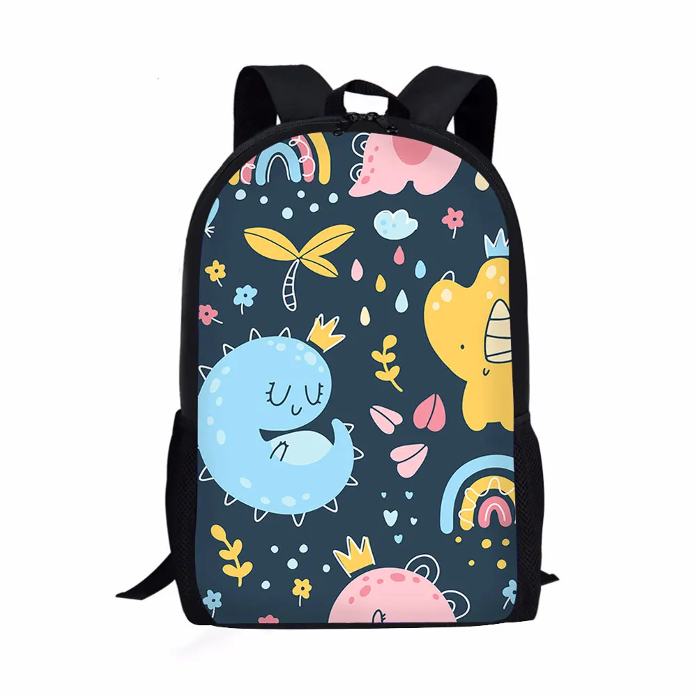 

2021 custom canvas wholesale backpack laptop Cartoon new design novation child school bag logo travel for girls boys student