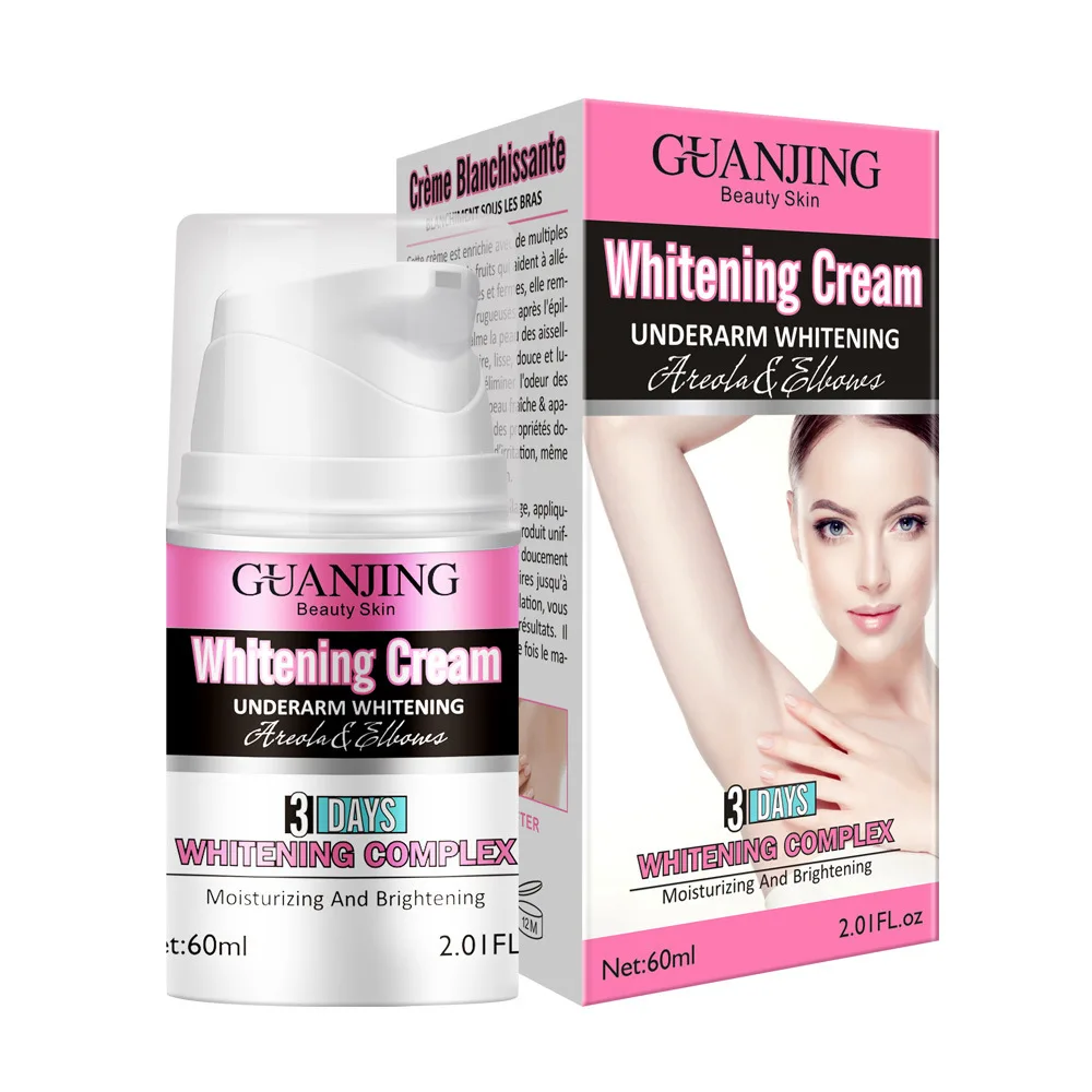

60ml 3 Days Quick Underarm Whitening Cream Skin Care Moisturizing Brightening for Armpit Private Parts