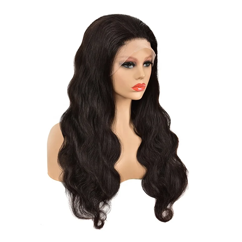 

Black Women Virgin Brazilian Lace Front Wig Brazilian Water Wave 100% Human Hair Hd Lace Wig, Accept customer color chart