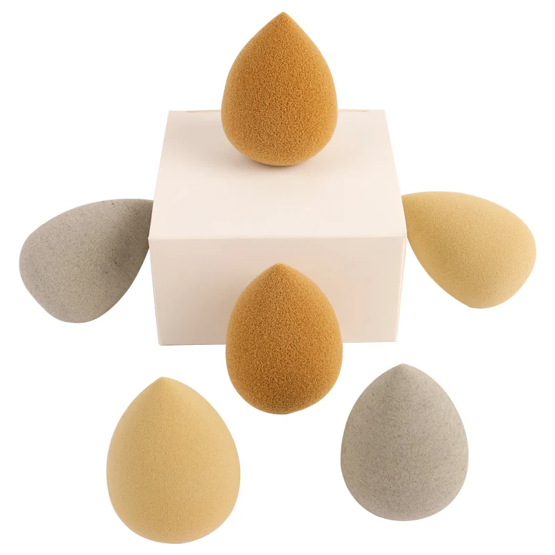 

Eco-friendly Soft Makeup Sponge Blender Puff Natural Beauty Sponge for Liquid, Green tea/black tea/coconut shell