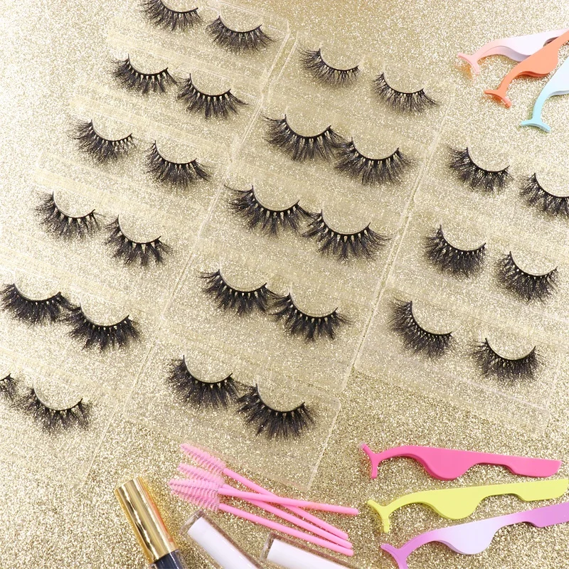 

HEYME high quality 3d mink lashes custom private label eyelashes vendor wholesale luxury 100% 3d mink eyelashes