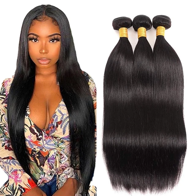 

Wholesale Grade 10A 12A high quality hair extension mink 100% virgin human hair weave, Brazilian straight human hair bundles