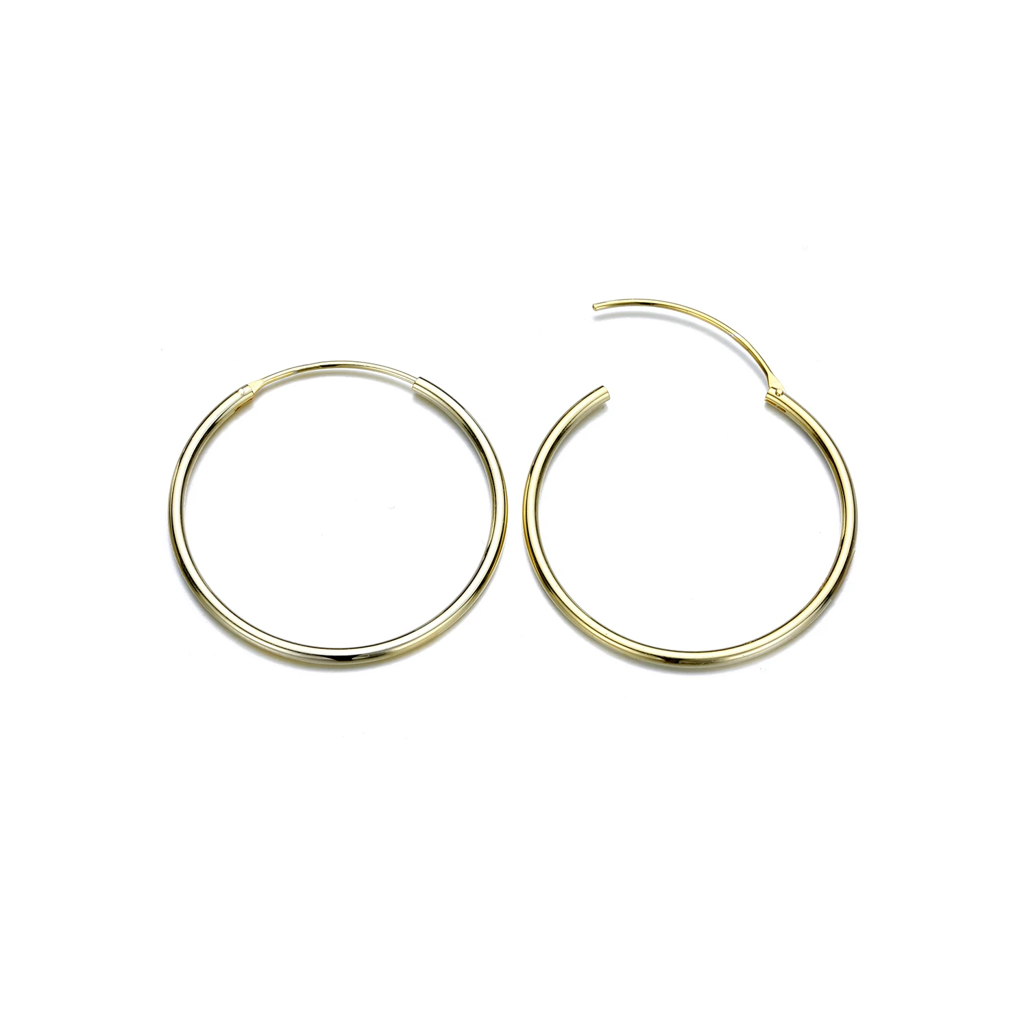 

Stainless Steel Silver Big Statement Gold Plated Earrings Jewelry Wholesale Kpop Layered Hoop CIrcle Accessories Earings Women