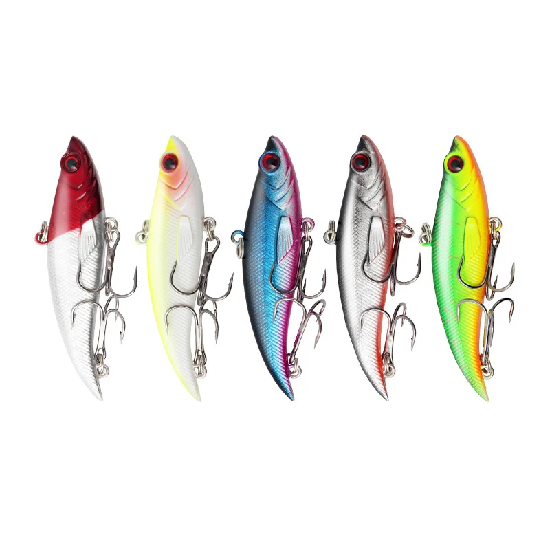 

Long throw submersible 7.5cm 12.8g Mandarin fish catfish Simulation VIB lure bait, 5 colors