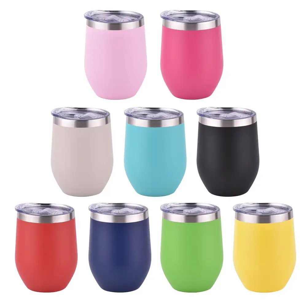 

Wholesale Stemless 12 oz Thermo Wine Tumbler Double Wall Insulation Stainless Steel Wine Travel Tumbler Cup