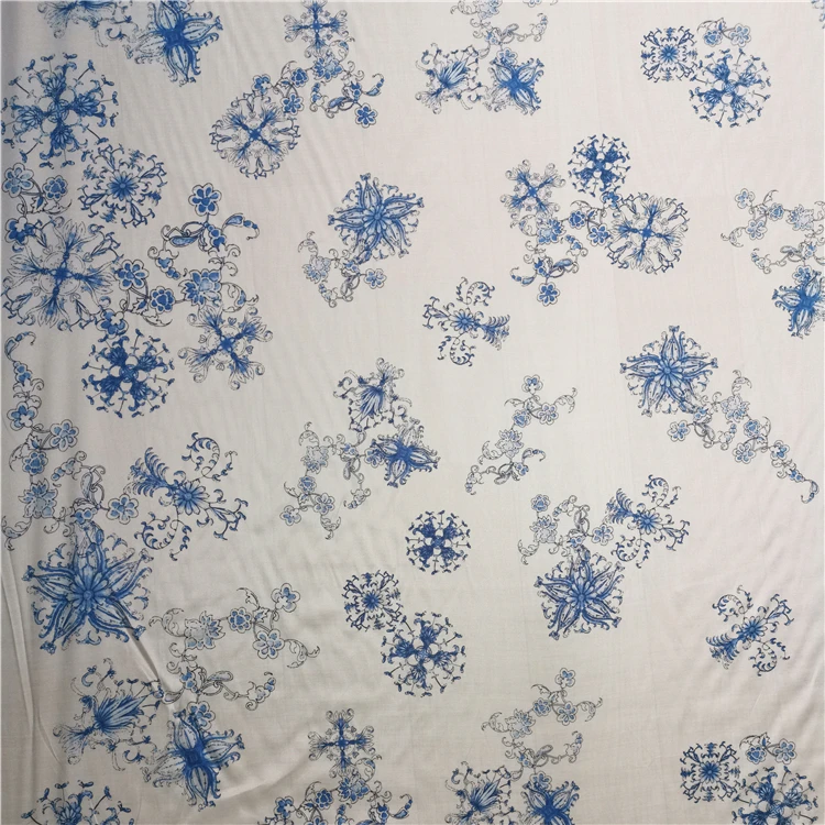 
Floral Print Sarees Party Wear Wedding Silk 14MM Cotton Silk Fabric 