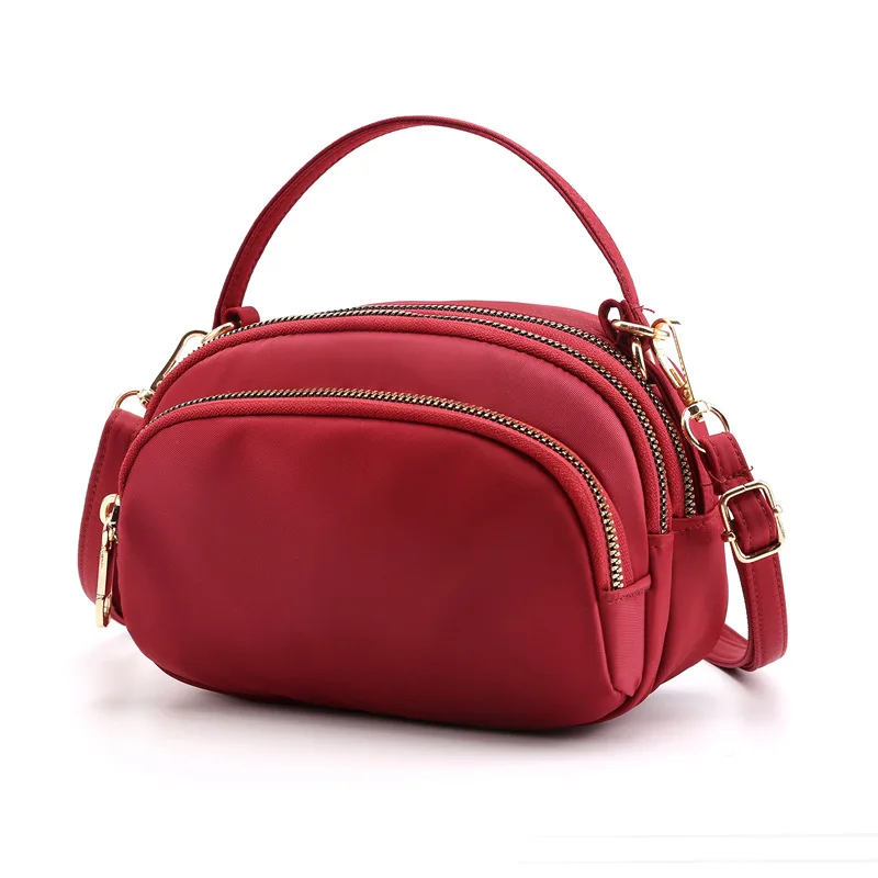 

Nylon waterproof sling crossbody mobile cell phone shoulder bag ladies purse handbag women for outdoor traveling, As pictures/customized