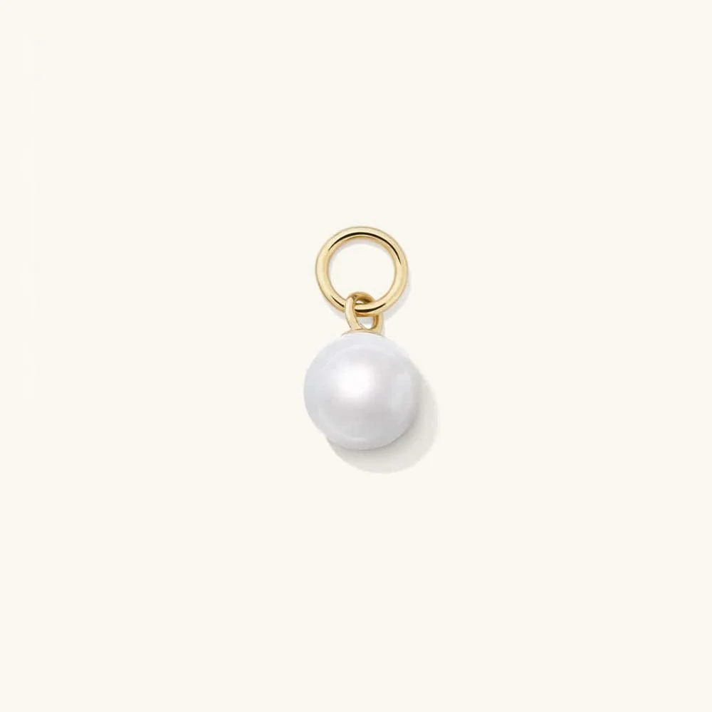 

LOZRUNVE 18k Gold Plated Freshwater Pearl Charm for DIY Earring Making Silver 925 Sterling Jewelry