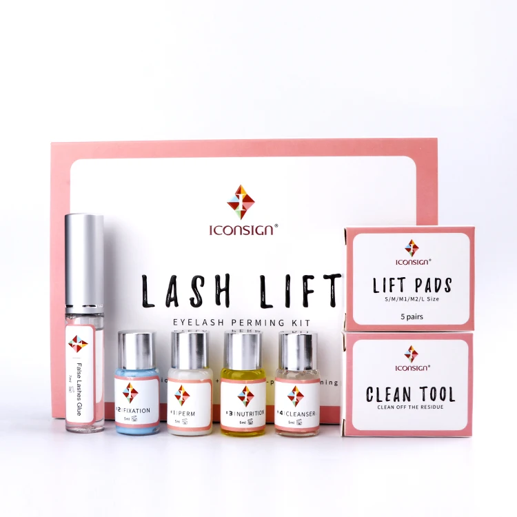 

Iconsign eyelash perm kit professional lash lift lotions lash lift private label perming