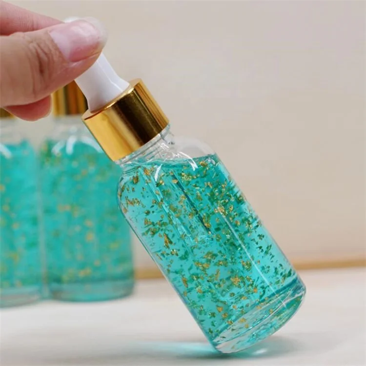 

Hotsale Natural Blue Copper Peptide 24K Gold Foil Serum Anti Aging Deep Nourishing