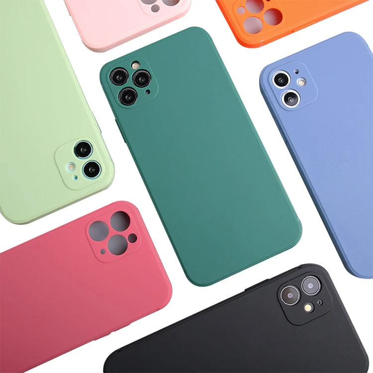 

Colorful Matte Soft Silicone TPU phone case for iphone 11 case