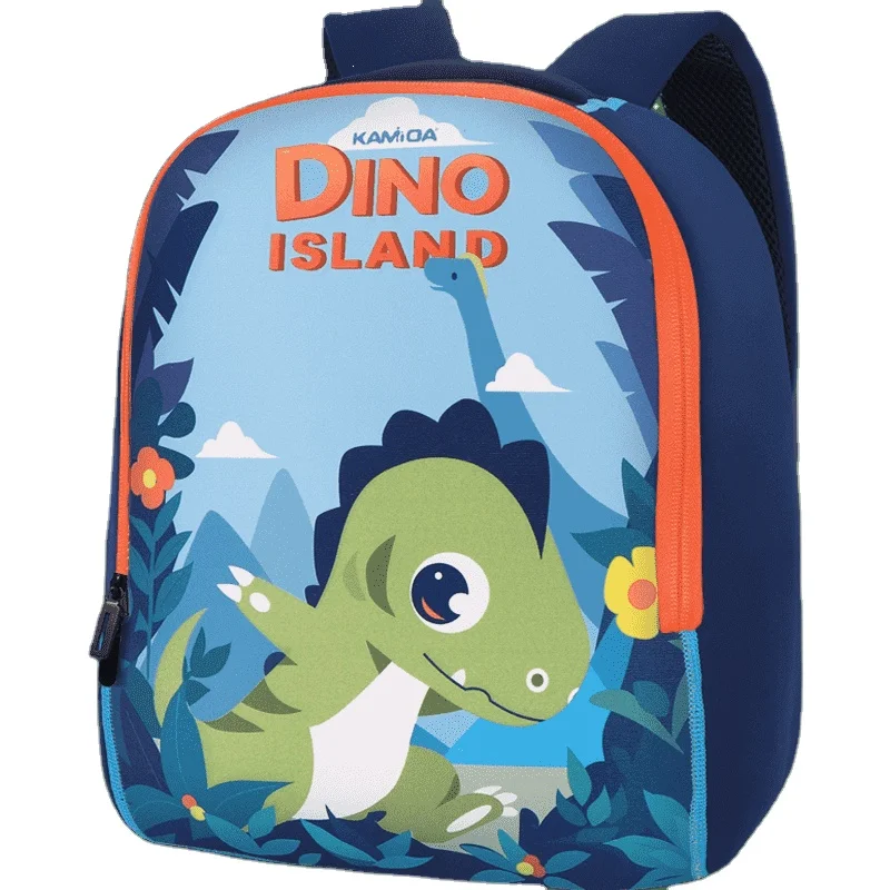 

Customized Neoprene Backpack Cartoon Dinosaurs Toddler Kids School Bag