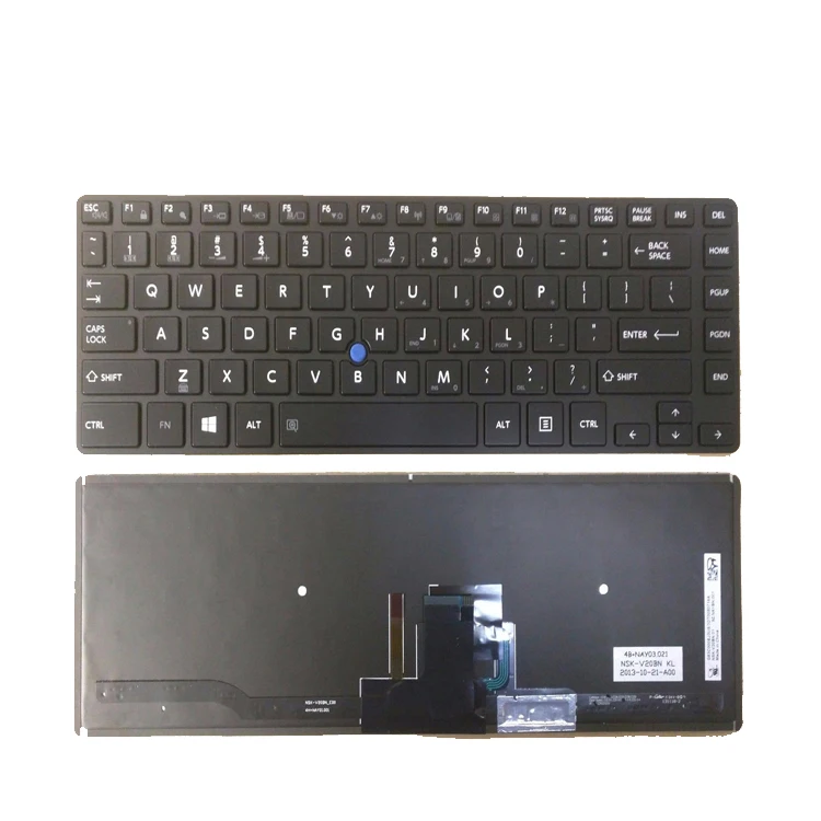 

HK-HHT wholesale US layout keyboard for Toshiba Tecra Z40 Z40A Backlight laptop keyboard