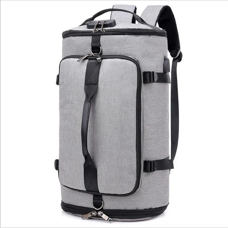 

Outdoor Creative Fashion Travel Backpack Durable Camping Bag, Black,grey