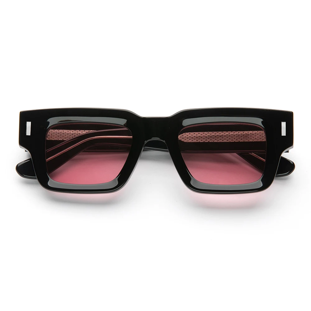 

Acetate Sunglasses 2024 Manufacturer Nylon Lens Custom Sunglasses Acetate Vintage Women Retro Square Luxury Sunglasses Men