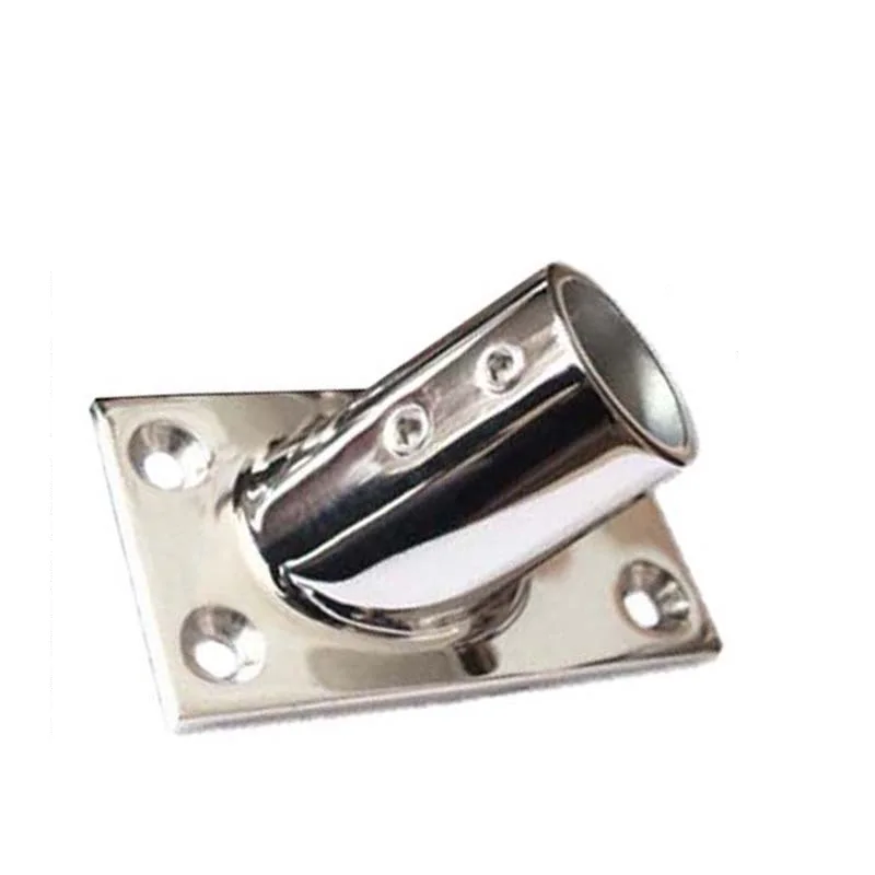 

Stainless steel 60 square tube holder 22mm general hardware Marine hardware ship yacht accessories