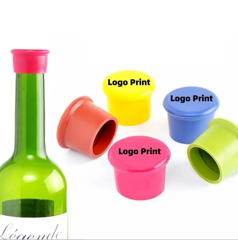 

Best Selling High Quality BPA Free Wholesale Food Grade Leakproof Silicone Wine Bottle Stopper Parts Wine Bottle accessories, Customized color