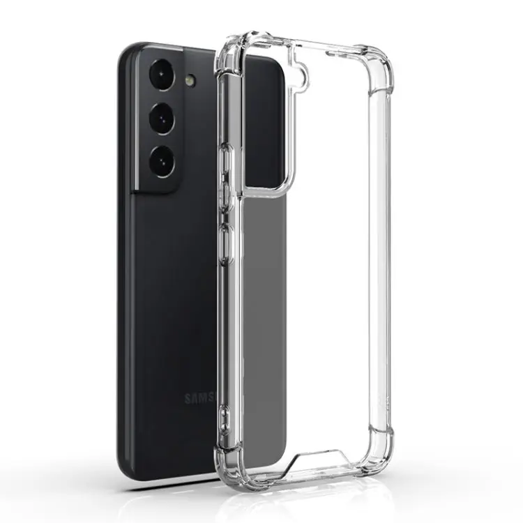 

S22 Case 1.5MM Crystal Clear Hard PC Back Cover Shock Absorption Corner Soft TPU Bumper Phone Case For Samsung Galaxy S22 Ultra