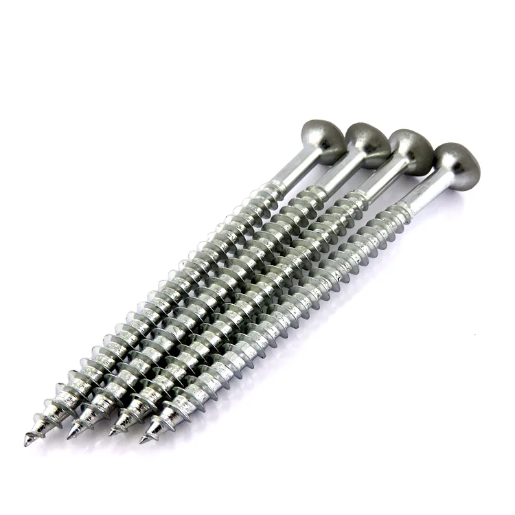 
Factory Price White Galvanized Phillips Self Tapping Flat Head Wood screw 