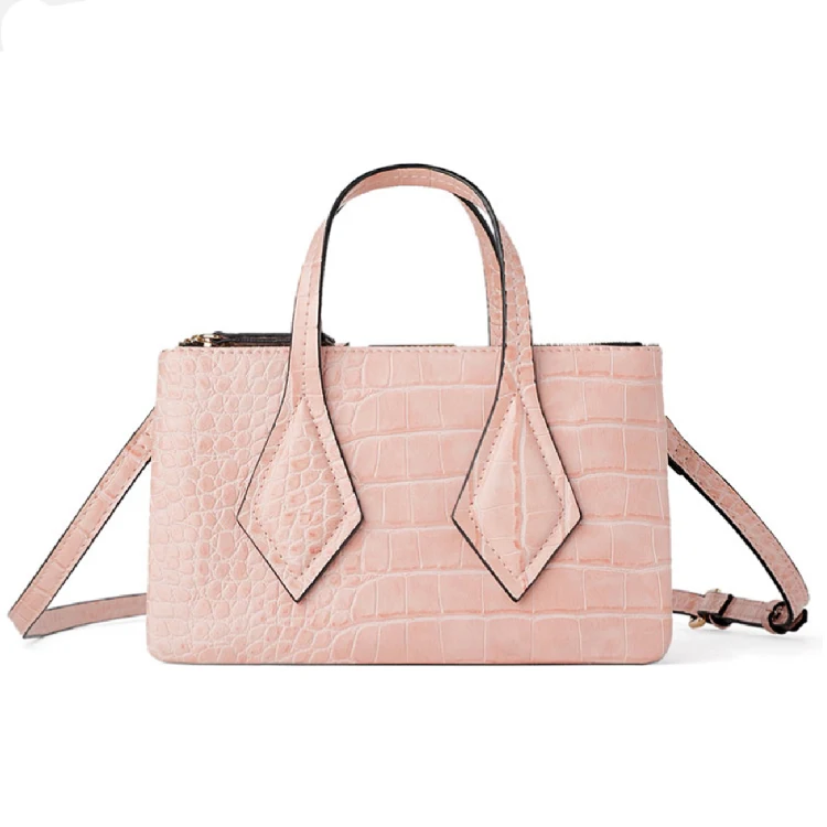 

Factory direct wholesale OEM handbag Crocodile leather Multicompartments Clasp mini handbag for ladies