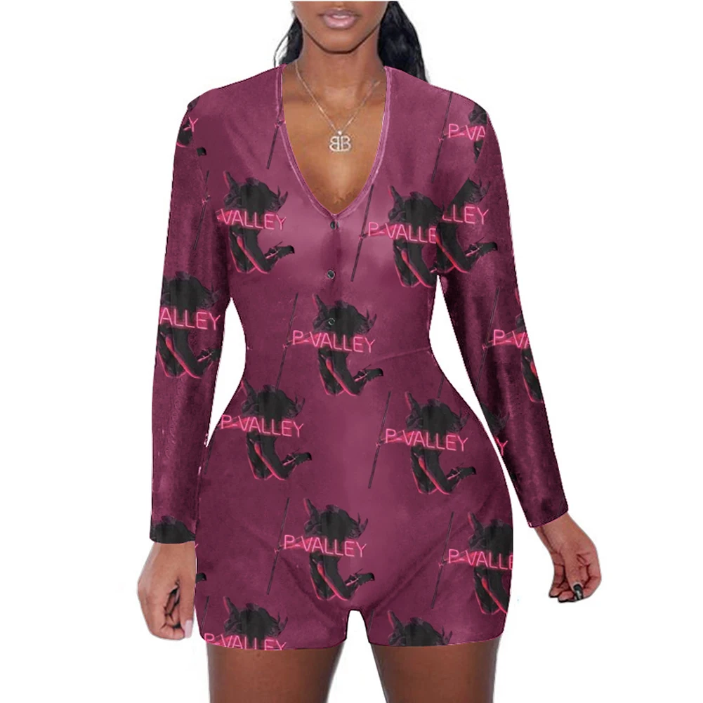 

Wholesales Casual Strapless Printed Slim Rompers